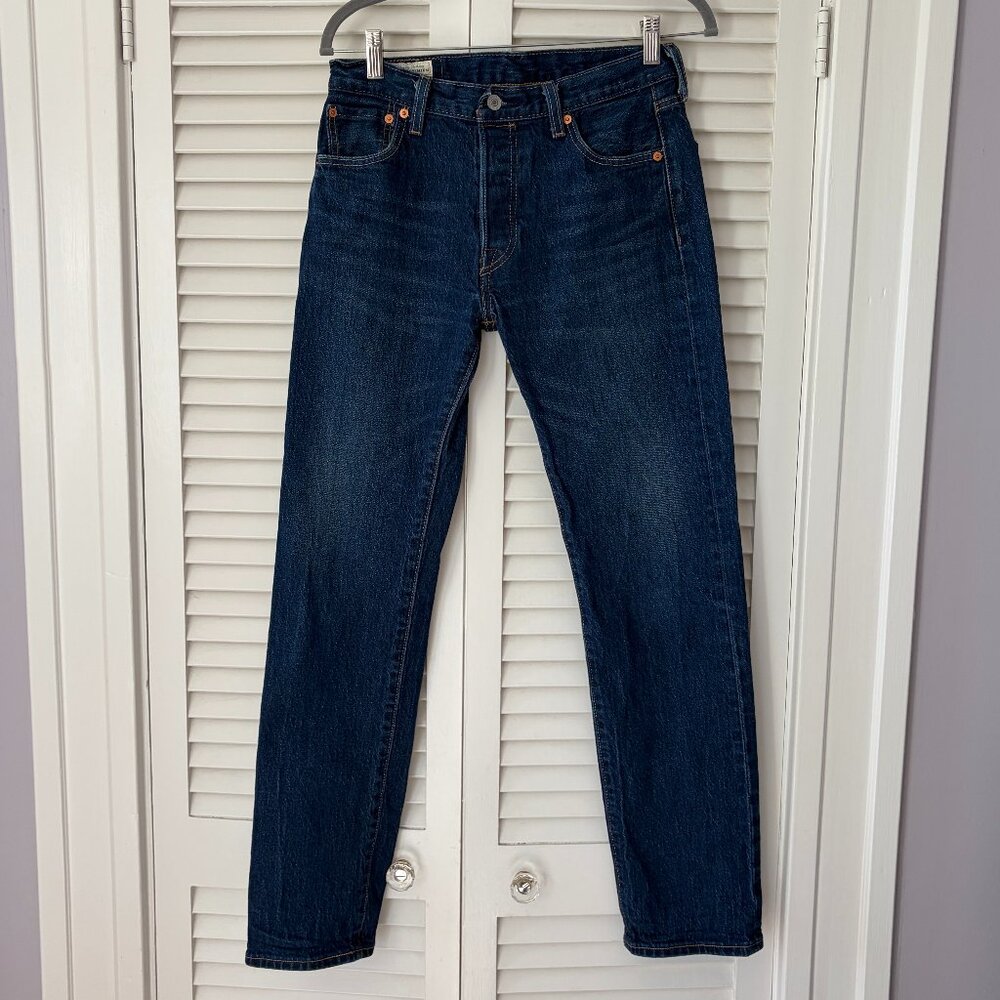 Levi's Men's Straight Jeans - Dark Blue Denim